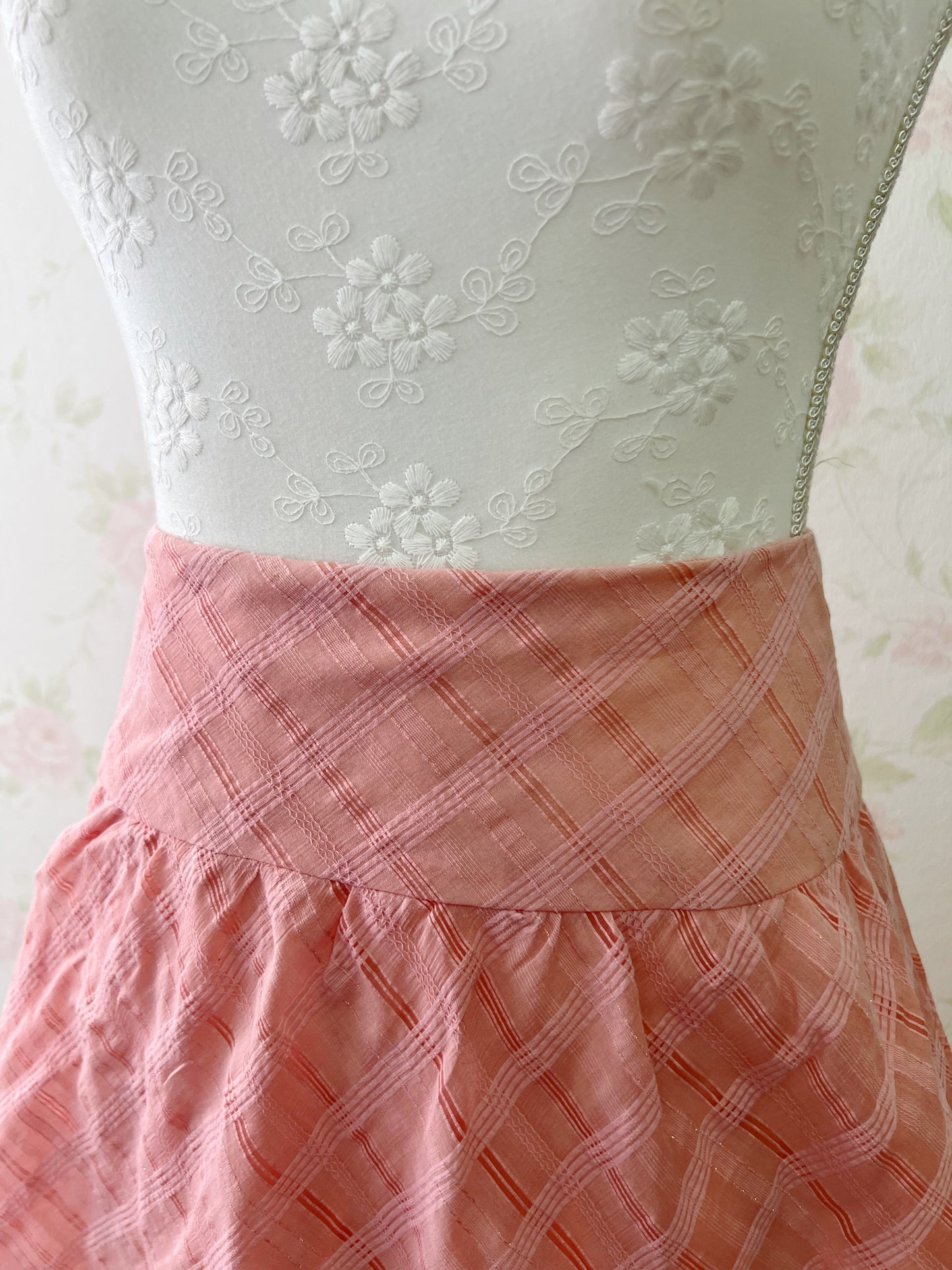 LODISPOTTO Sheer Checked Skirt