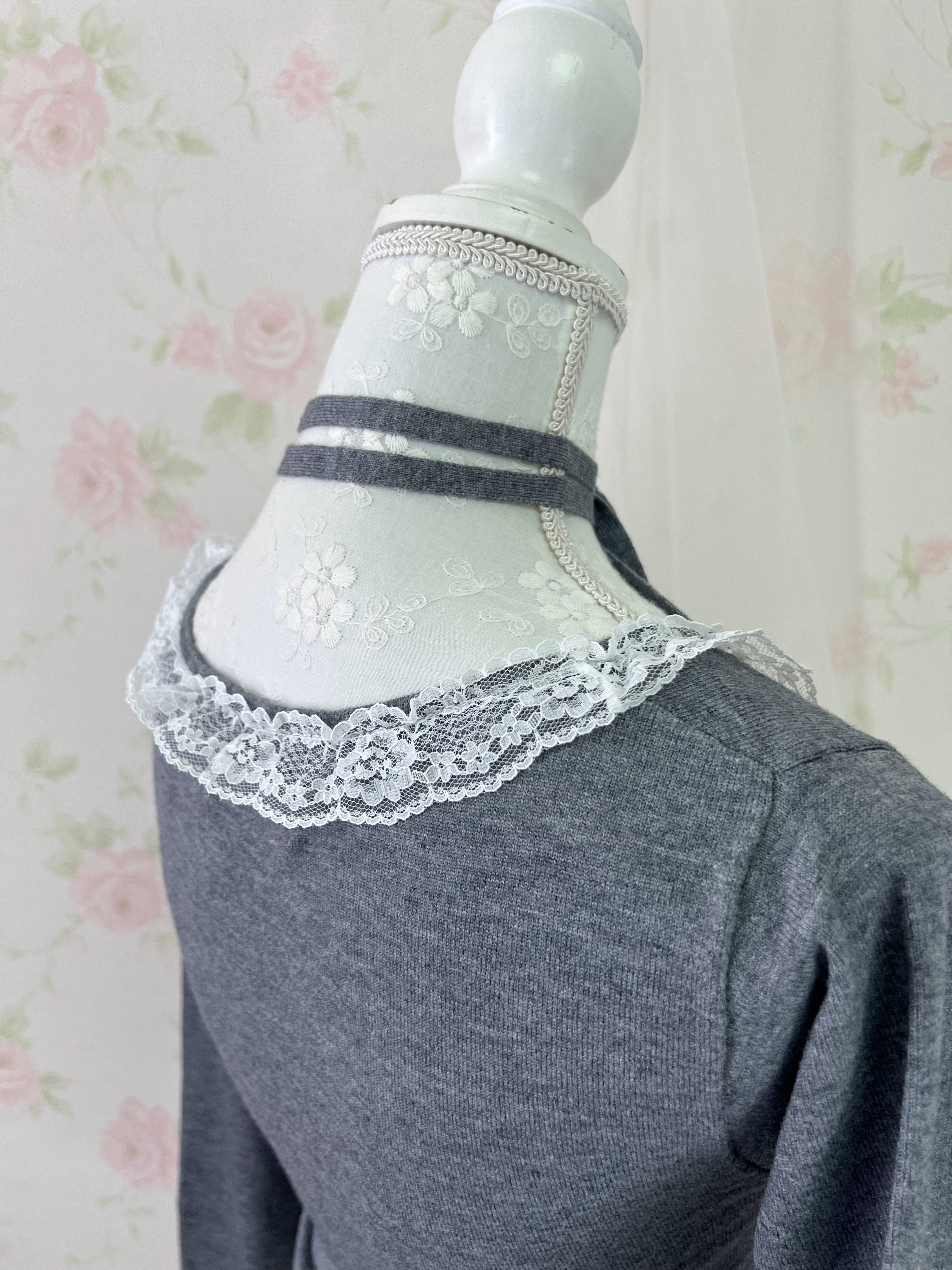 jouetie Choker Attached Top (Gray)