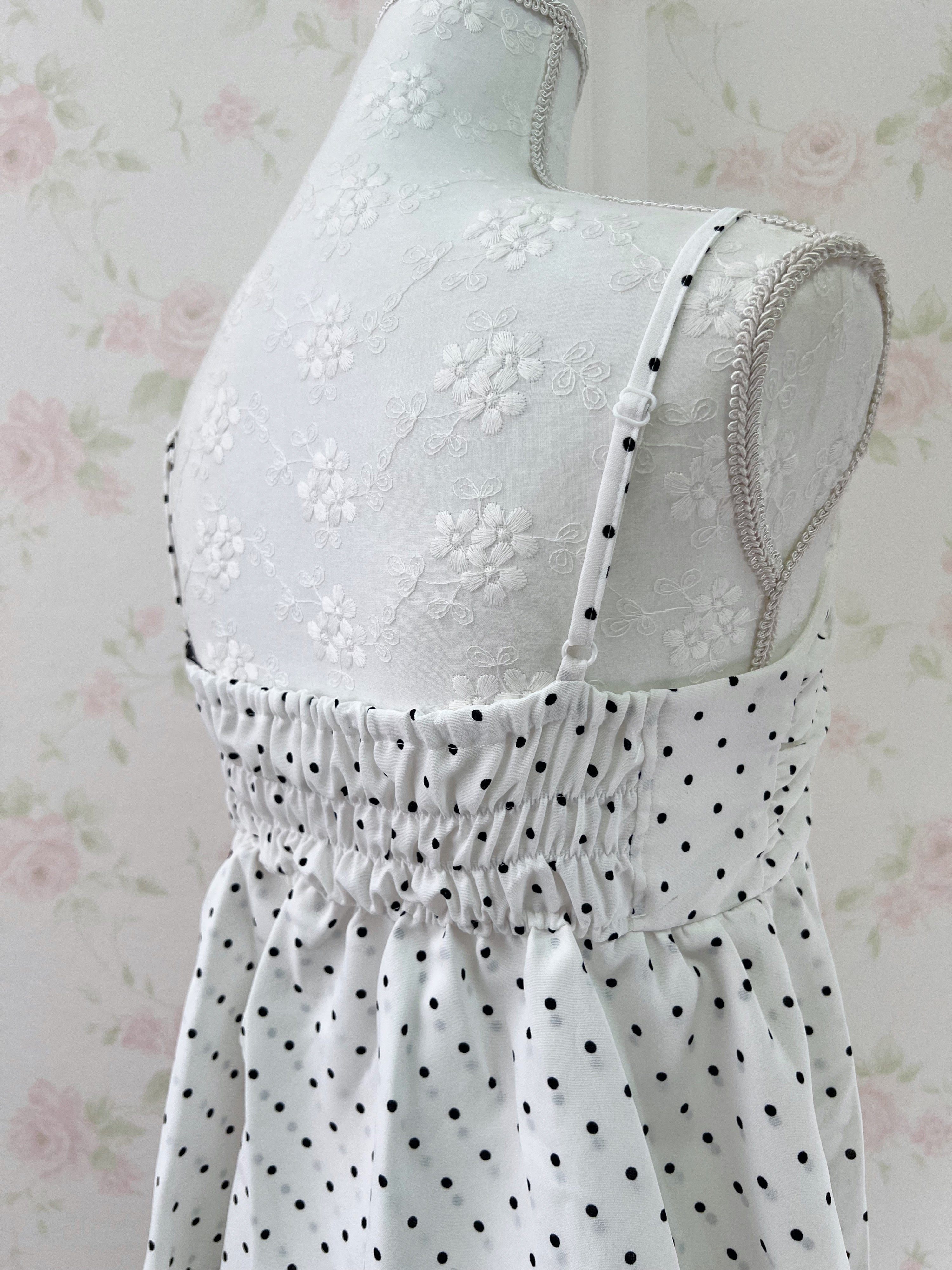 Polka Dot Flare Camisole