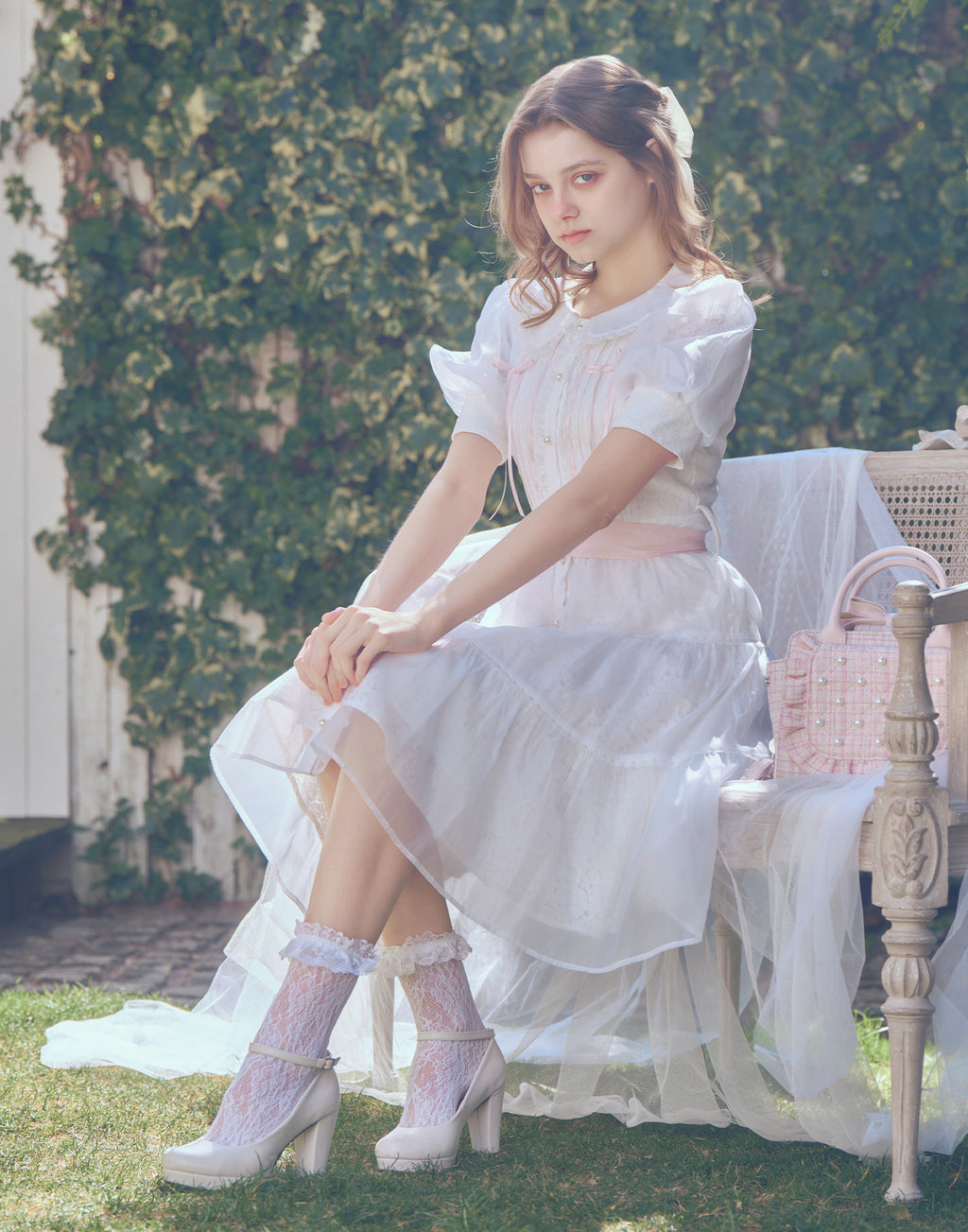 mellfy memory Dreamy princess lace onepiece