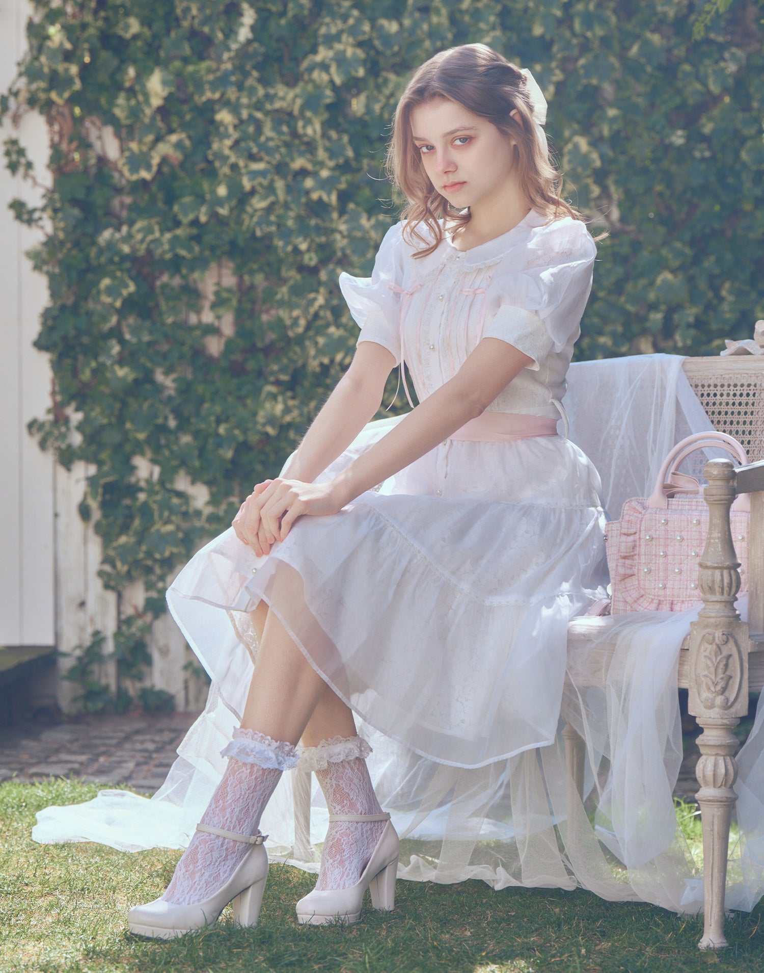 mellfy memory Dreamy princess lace onepiece
