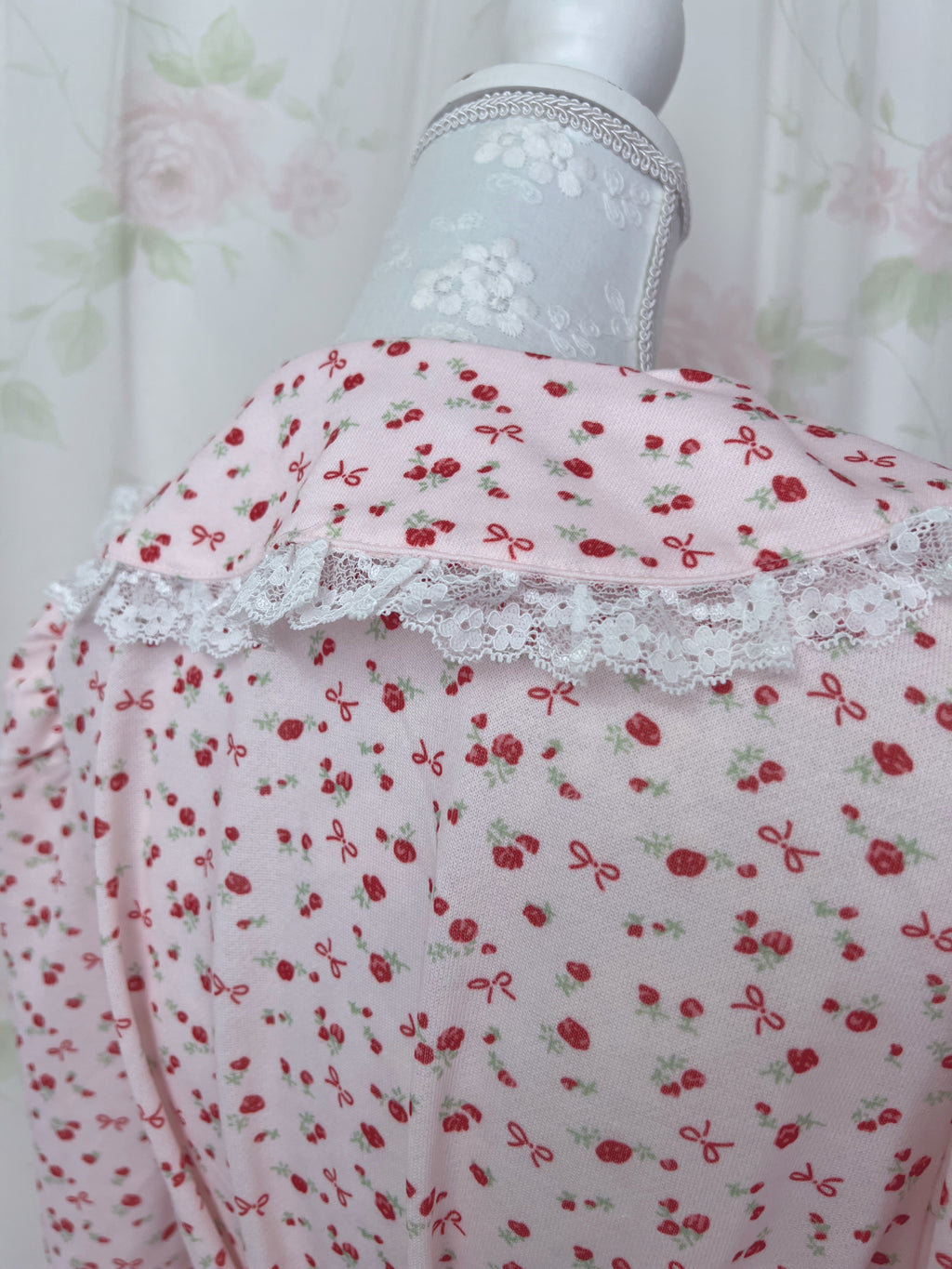 majoretty Petite Floral Tiered Dress (Red)