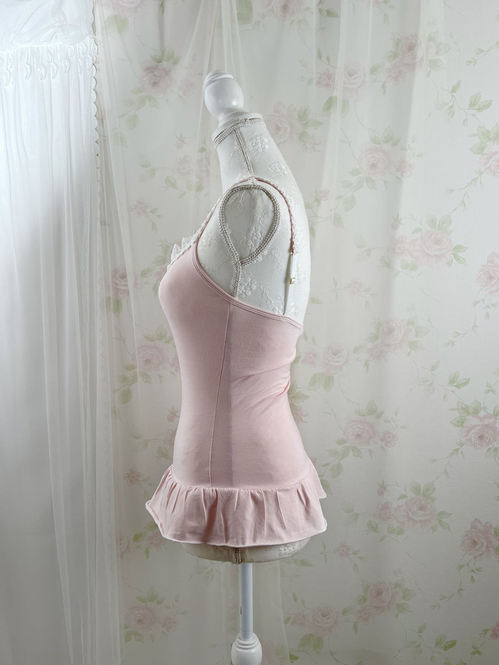 (Pre-order)Vintage Angel Tailor Pink Laloli Dress&Cami Set