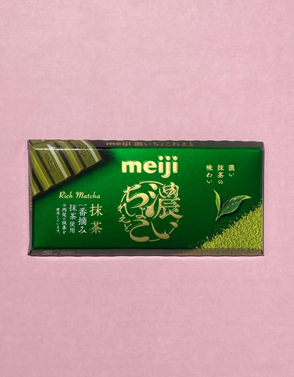 meiji Rich Matcha Chocolate 46g