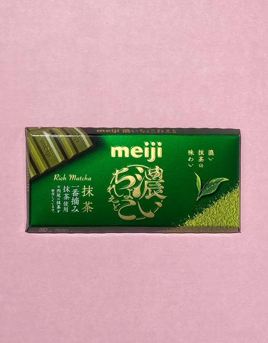 meiji Rich Matcha Chocolate 46g