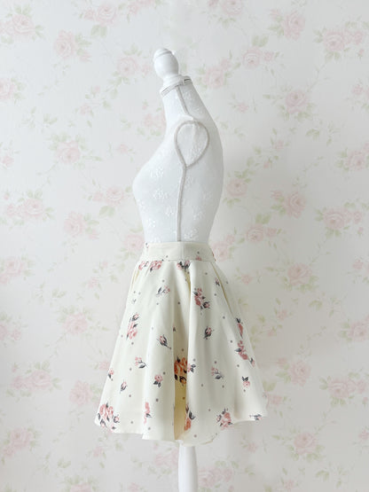 mille fille closet by LODISPOTTO Dot Rose Skirt