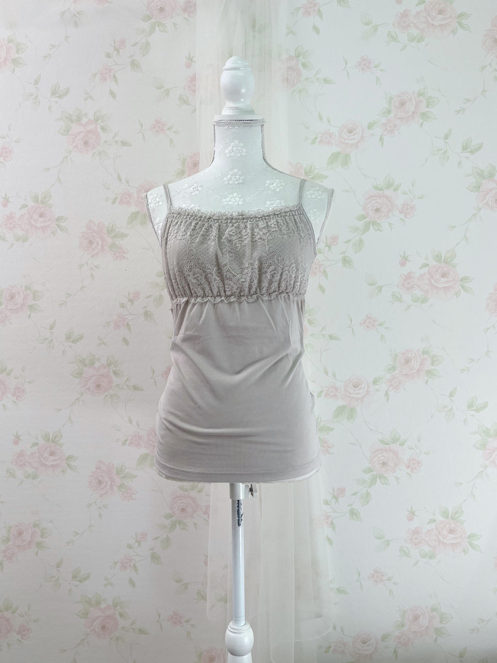 Honeys Lace Camisole (Beige)