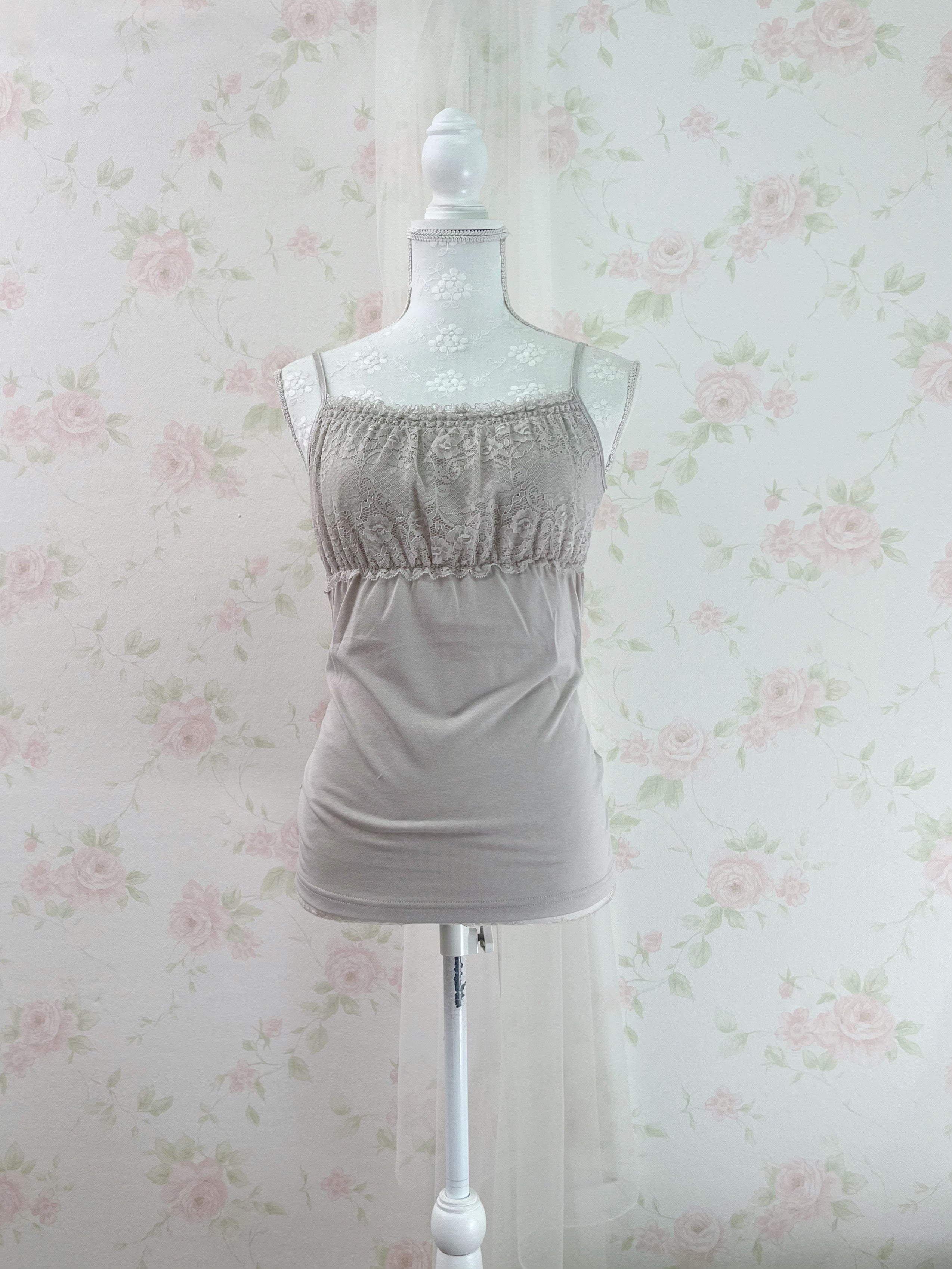 Honeys Lace Camisole (Beige)