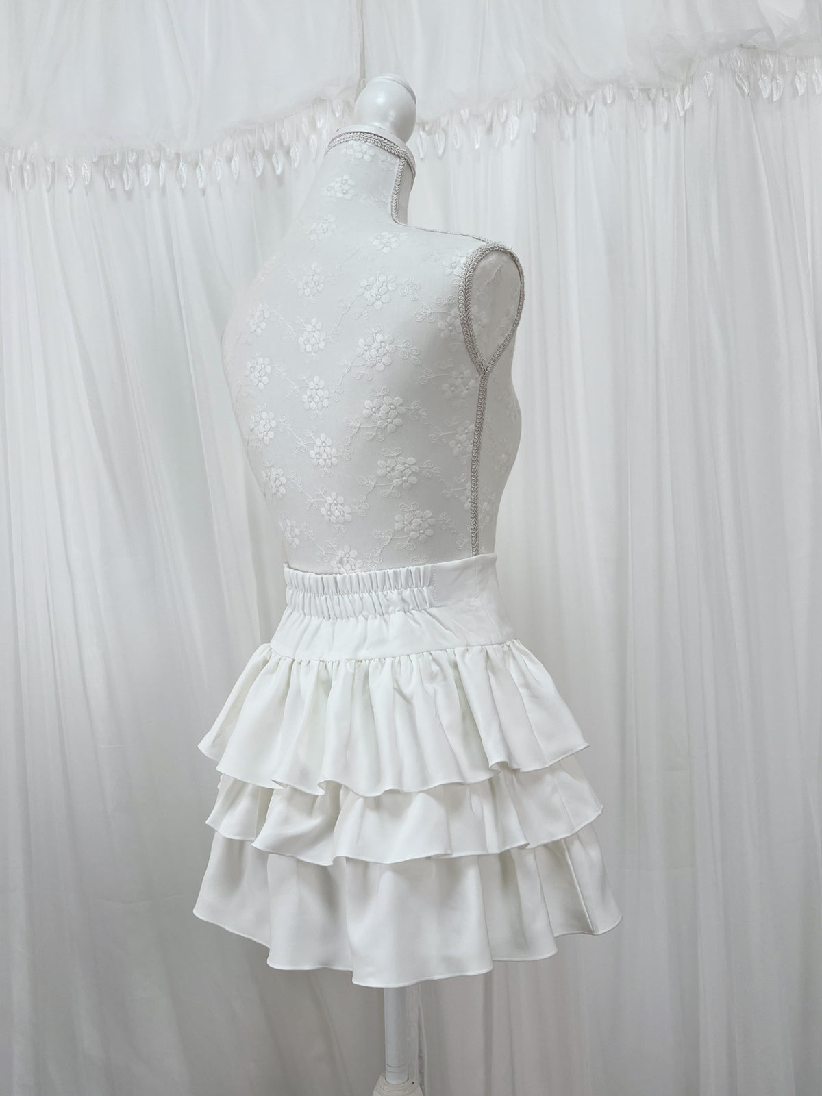 3 Layered Skirt (White)