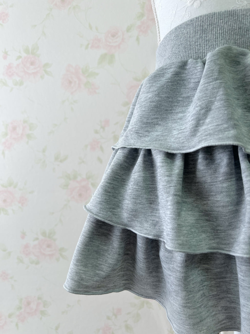 Layered Sweat Fabric Sukapan (Gray)