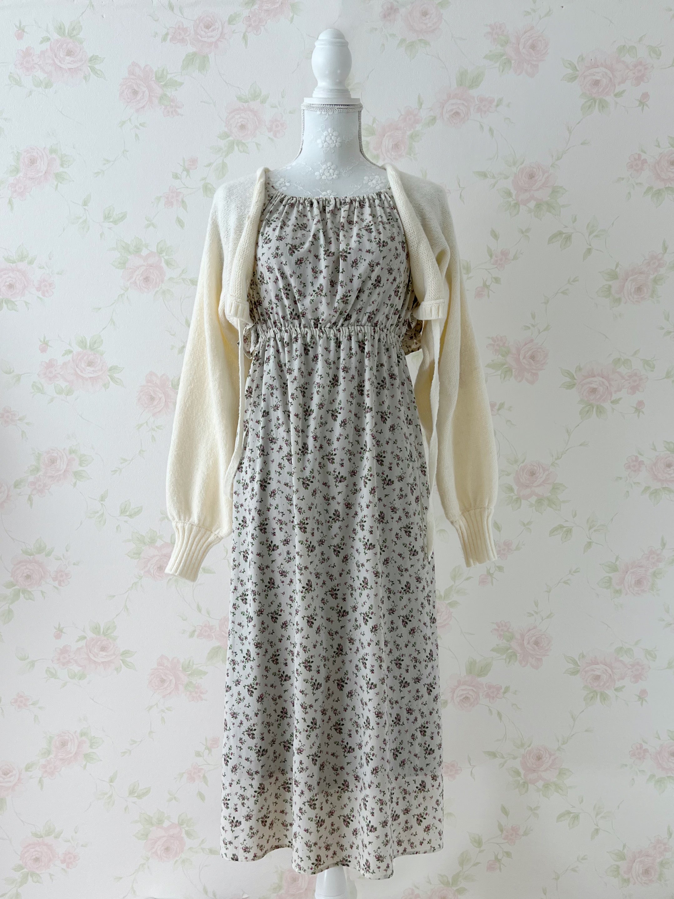 MAJESTIC LEGON Back Laced Up Prairie Dress