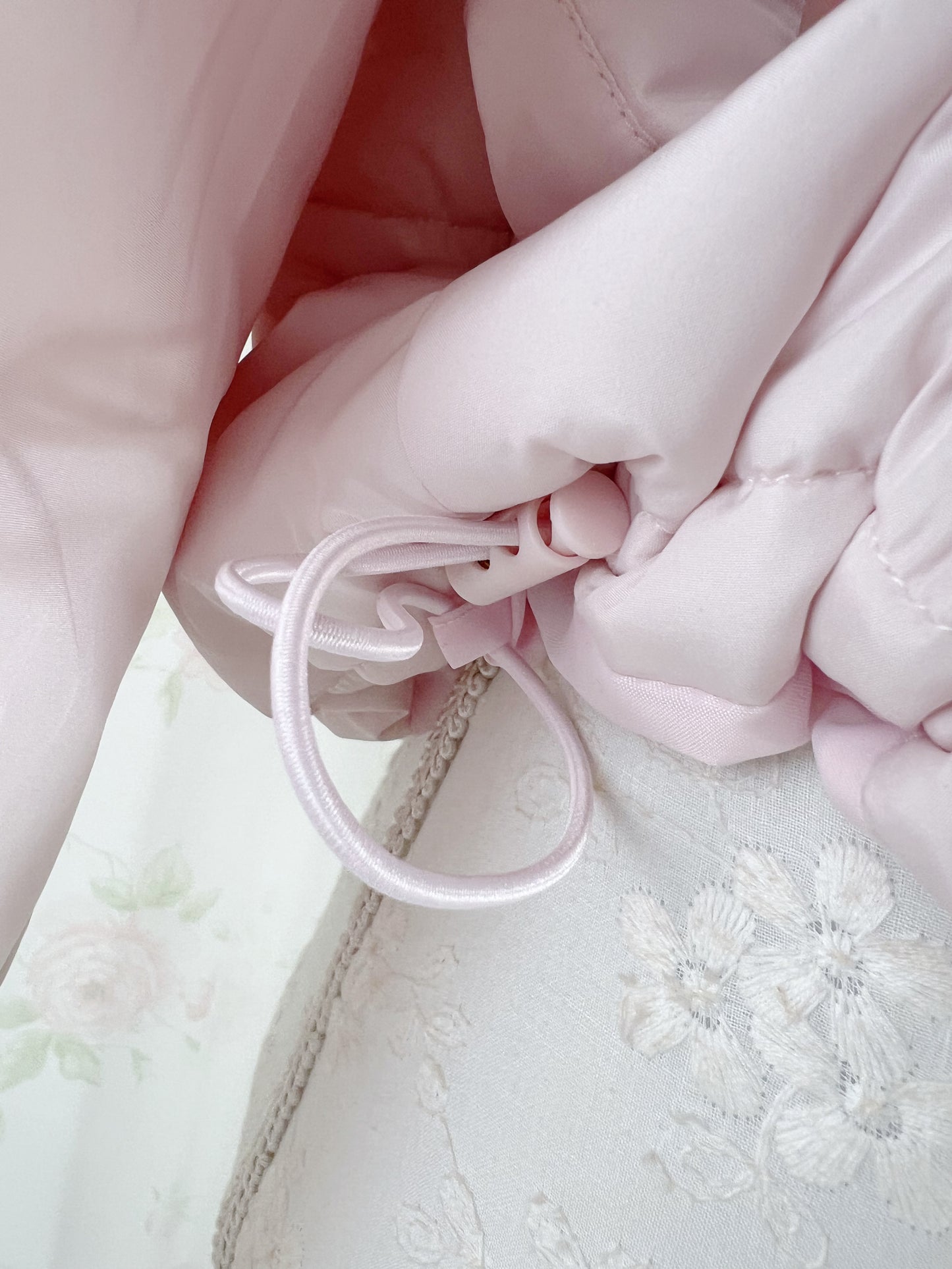 NICE CLAUP Puffer Jacket (Baby Pink)