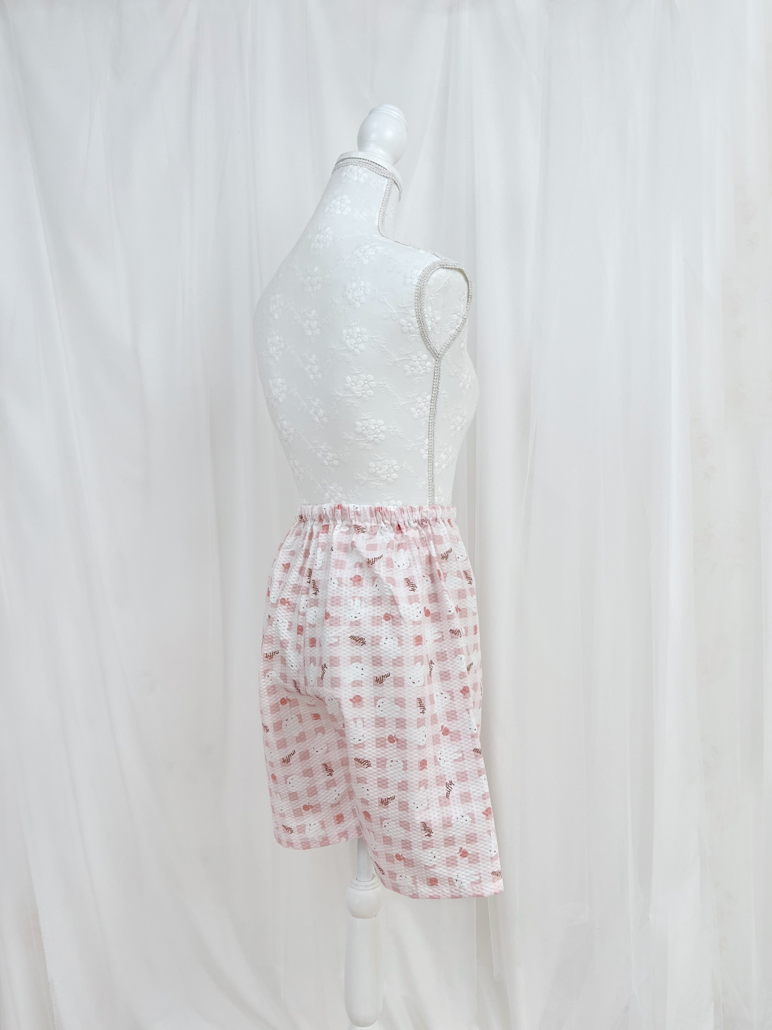 miffy Apple Checked Pajama Set