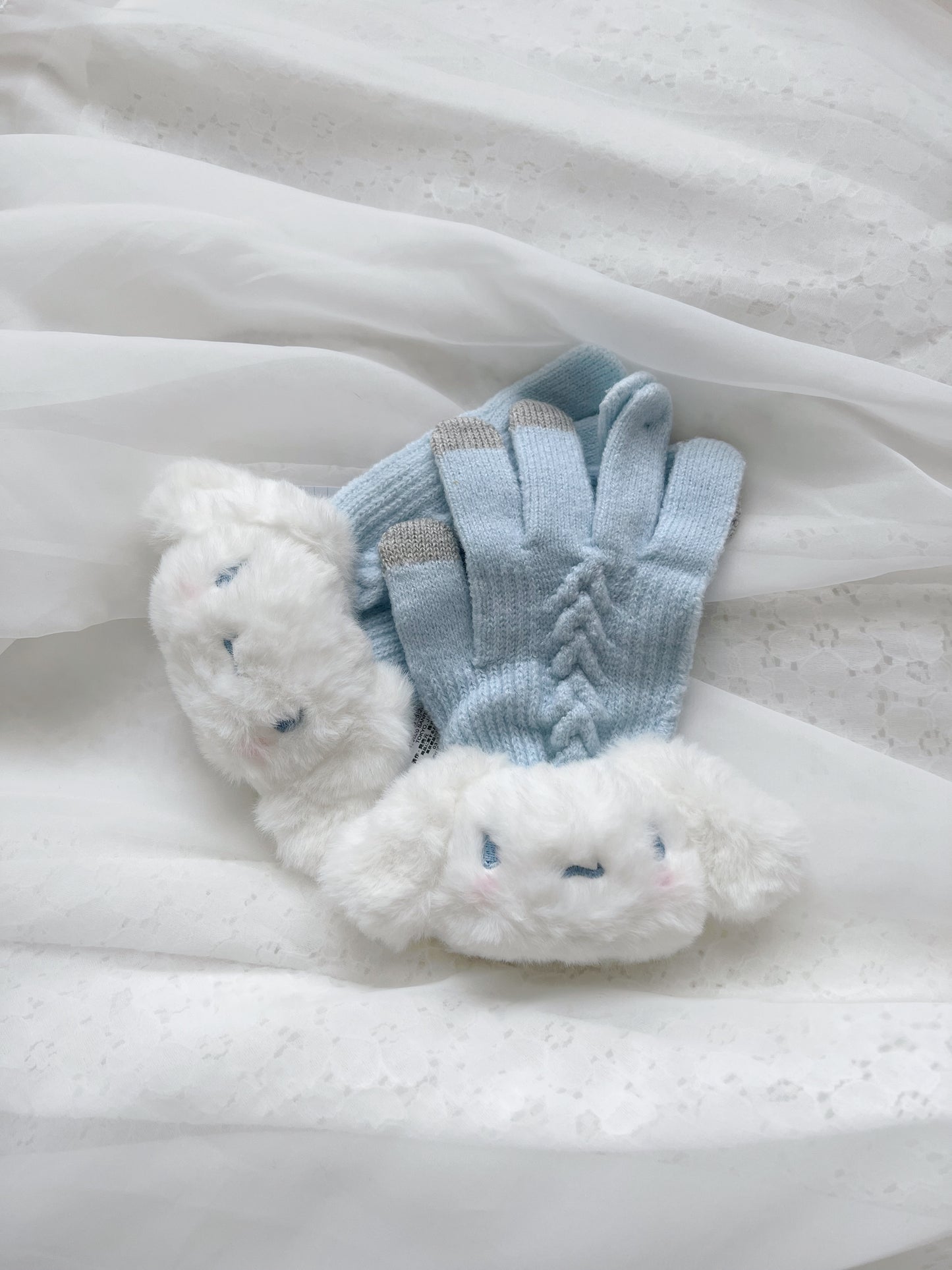 Cinnamoroll Smart Phone Touch Knit Gloves