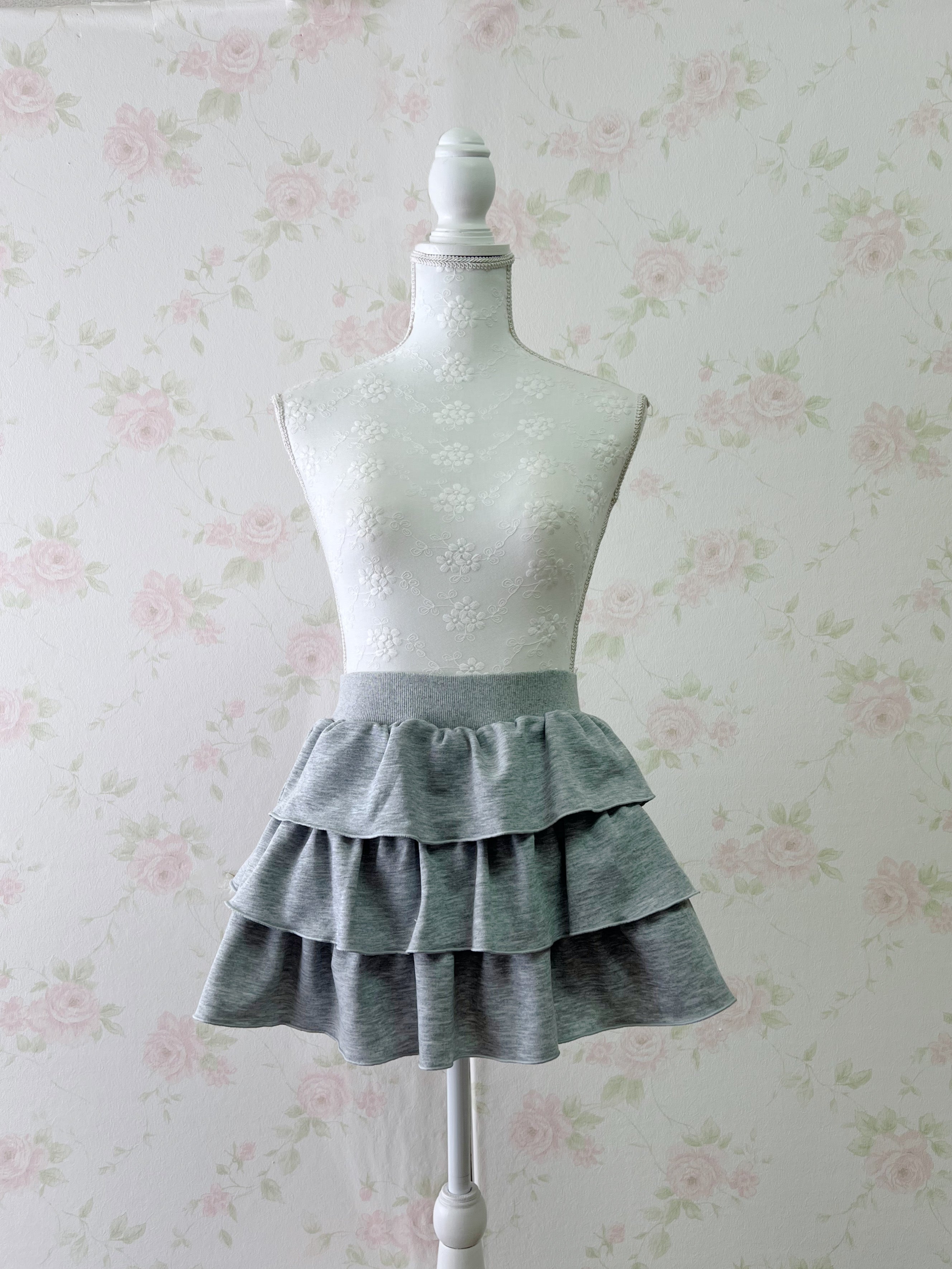 Layered Sweat Fabric Sukapan (Gray)