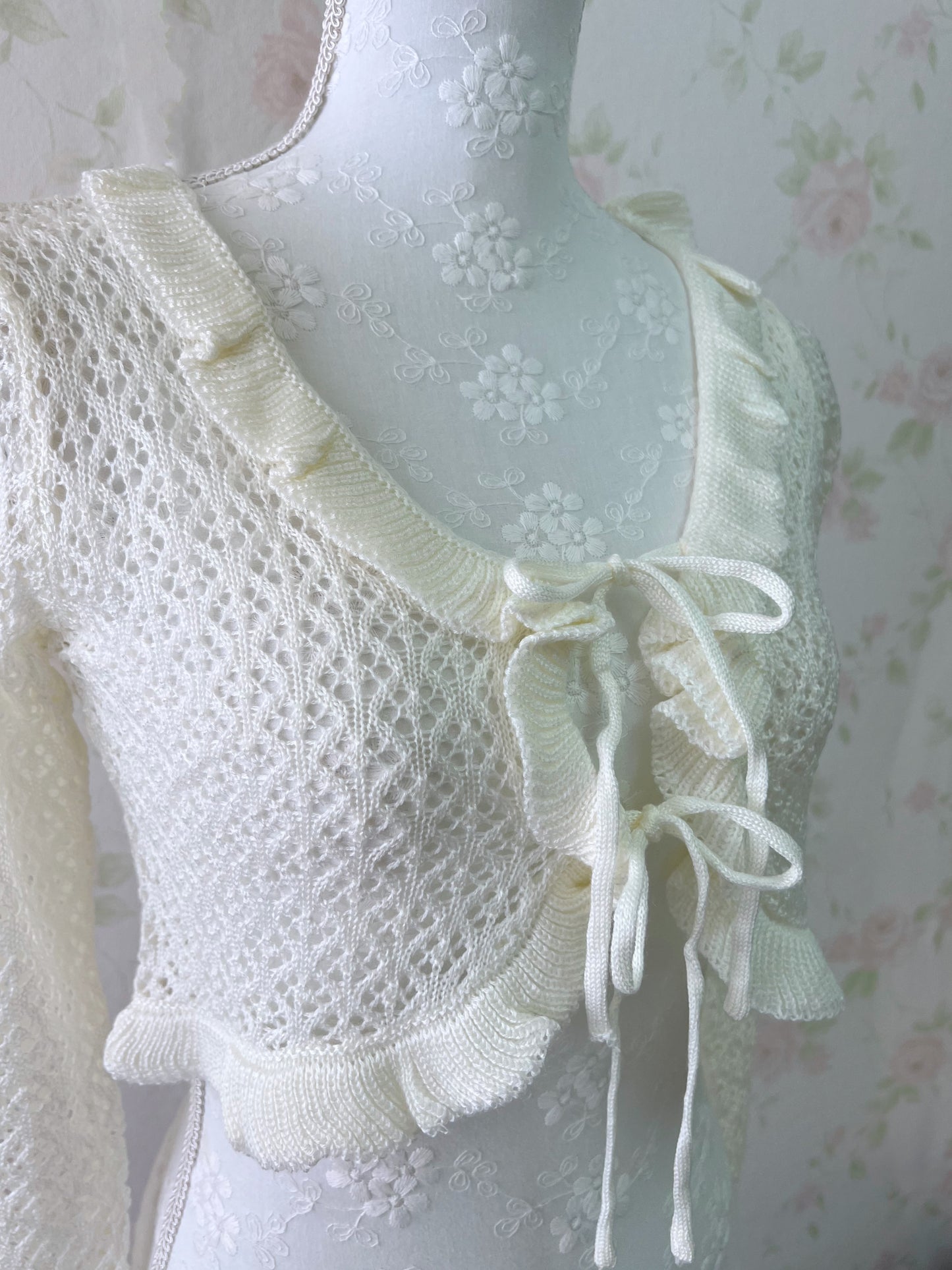 GRL Double String Cardigan (Ivory)