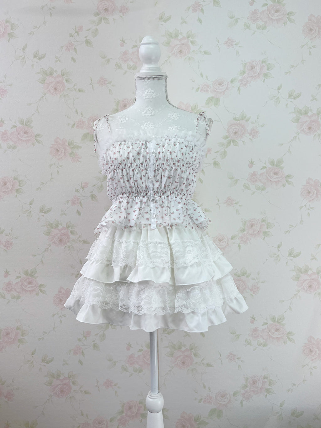 Layered Shoujo Sukapan (White)