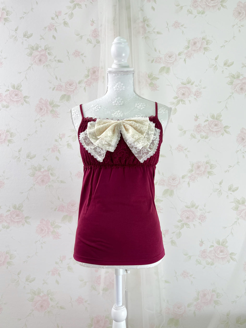 Honeys Lace Camisole (Red)