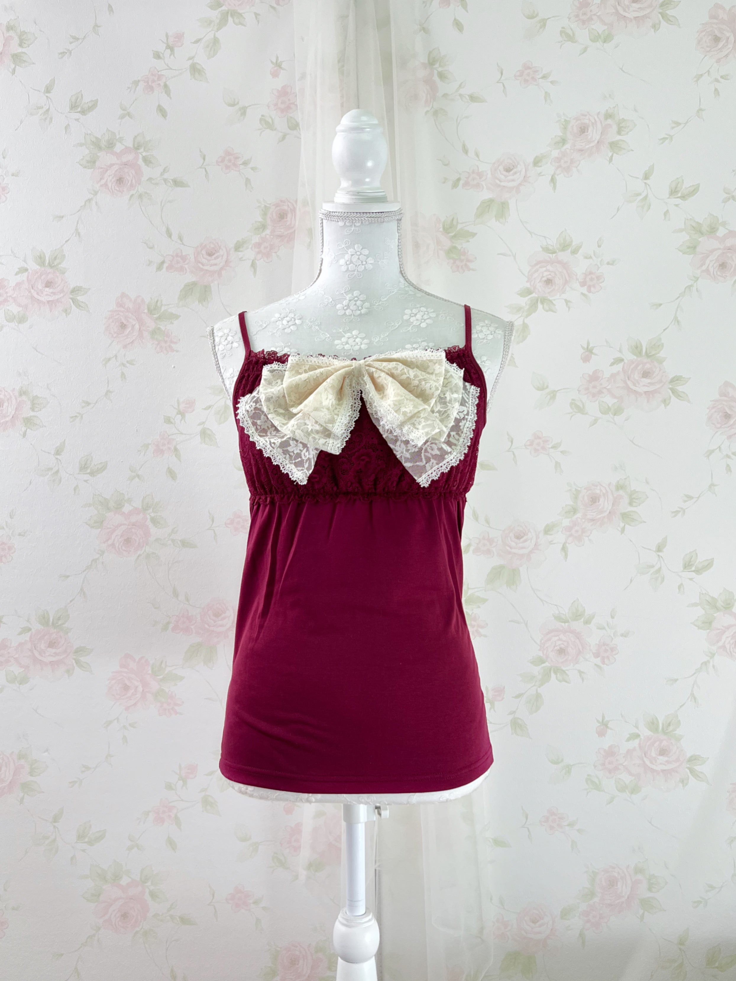 Honeys Lace Camisole (Red)