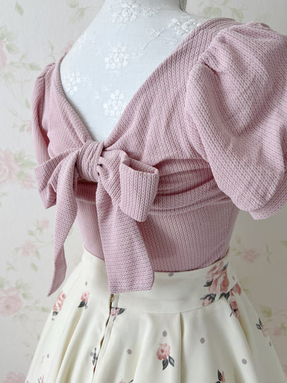 mille fille closet by LODISPOTTO Dot Rose Skirt