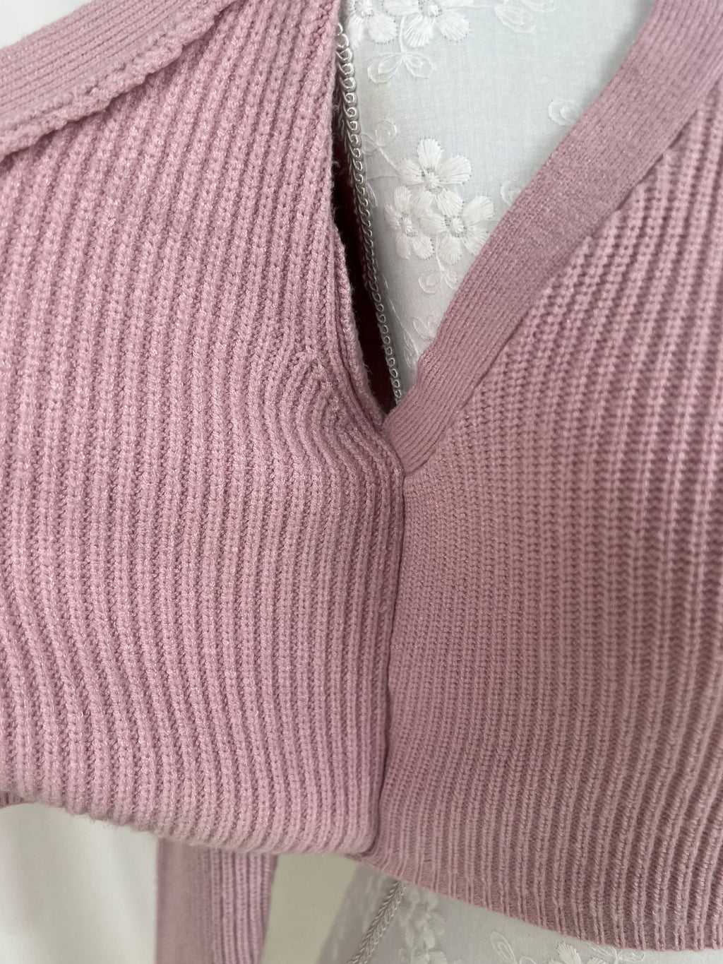 RESEXXY Halter Neck Top Attached Cardigan