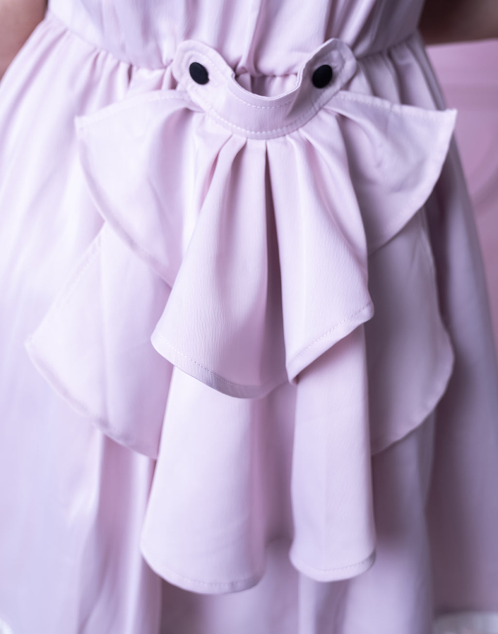 AVENCHUMU Back ruffle ribbon harness one piece