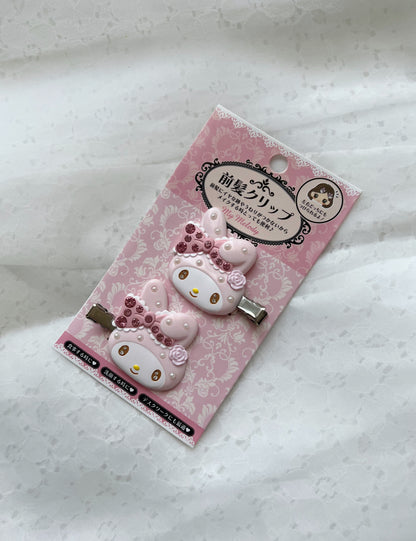 My Melody Hair Clips