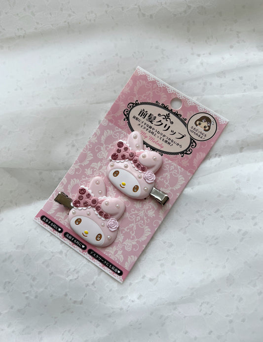 My Melody Hair Clips