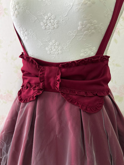 Amavel Waist Bow Tulle Jumper Skirt