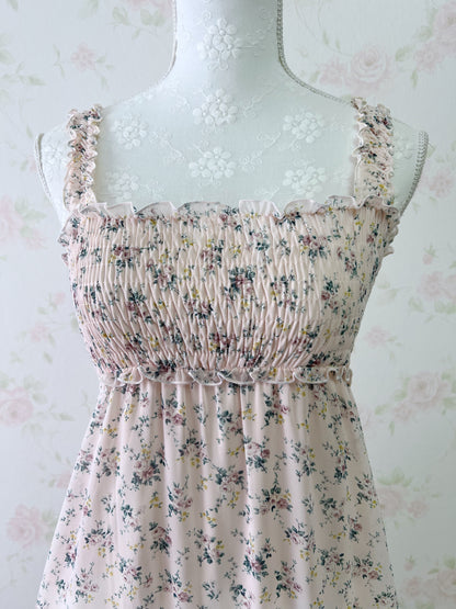 L’EST ROSE Petite Floral Hem Frilled Dress