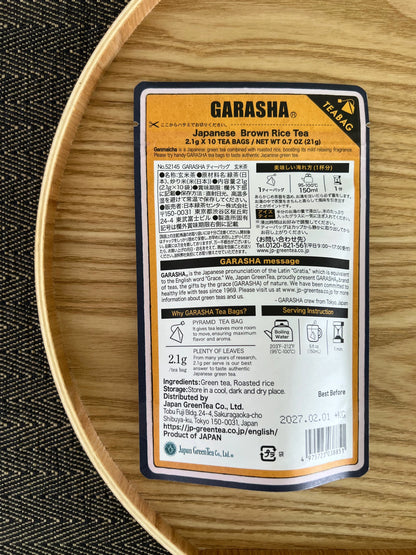 GARASHA Brown Rice Tea 2.1g X 10 bags