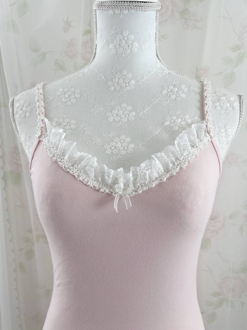 (Pre-order)Vintage Angel Tailor Pink Laloli Dress&Cami Set