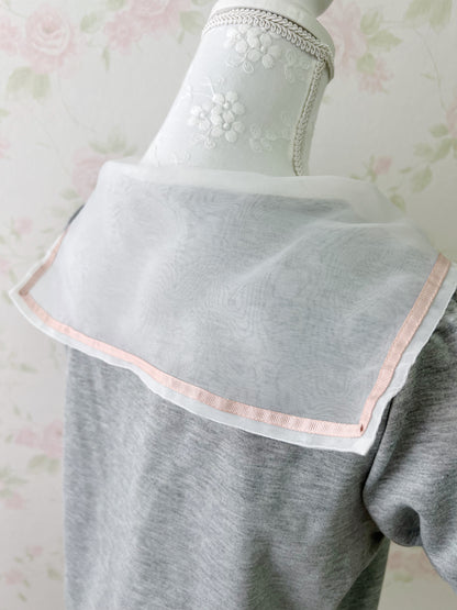 Secret Honey Organdy Sailor Sweat Shirt