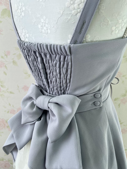 Secret Honey Back Bow Dolly Dress (Purple Blue)