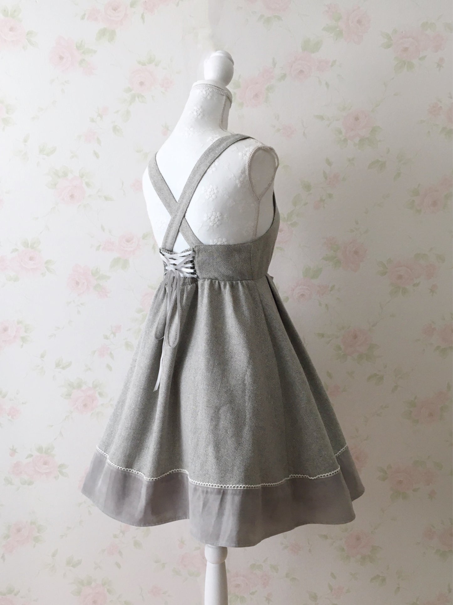 Amavel Back Laced Up Jumper Dress