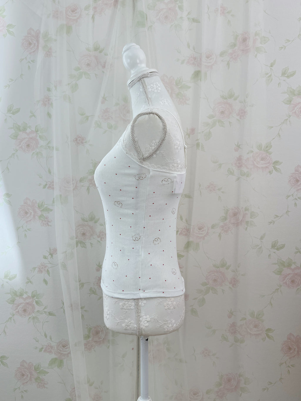 mikko Lil ala mode Cotton Blend Camisole (White)