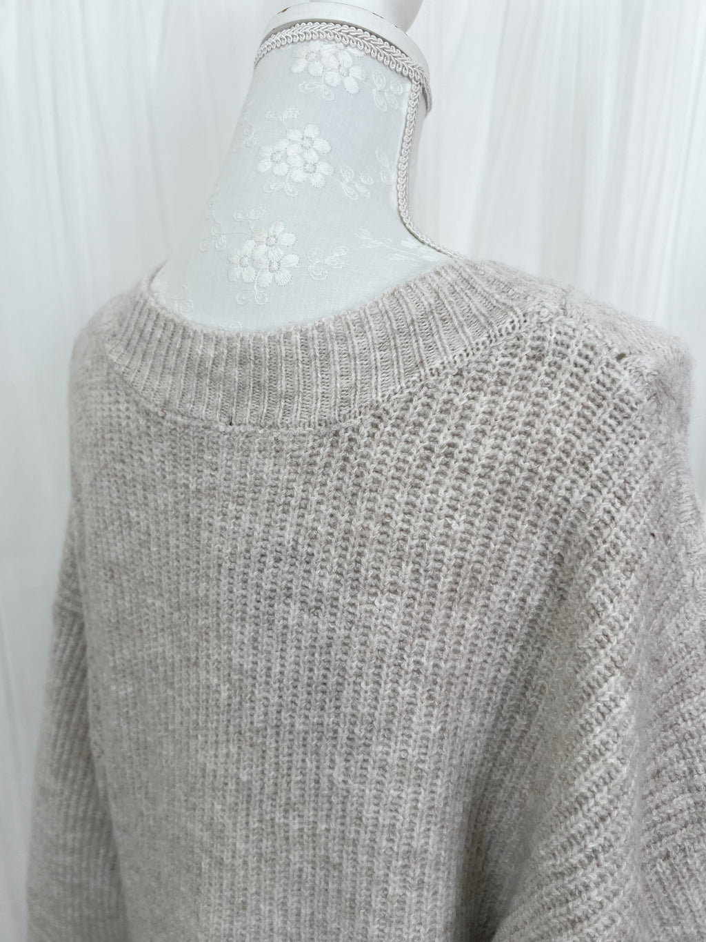 Oversized Soft Cardigan (Oatmeal)