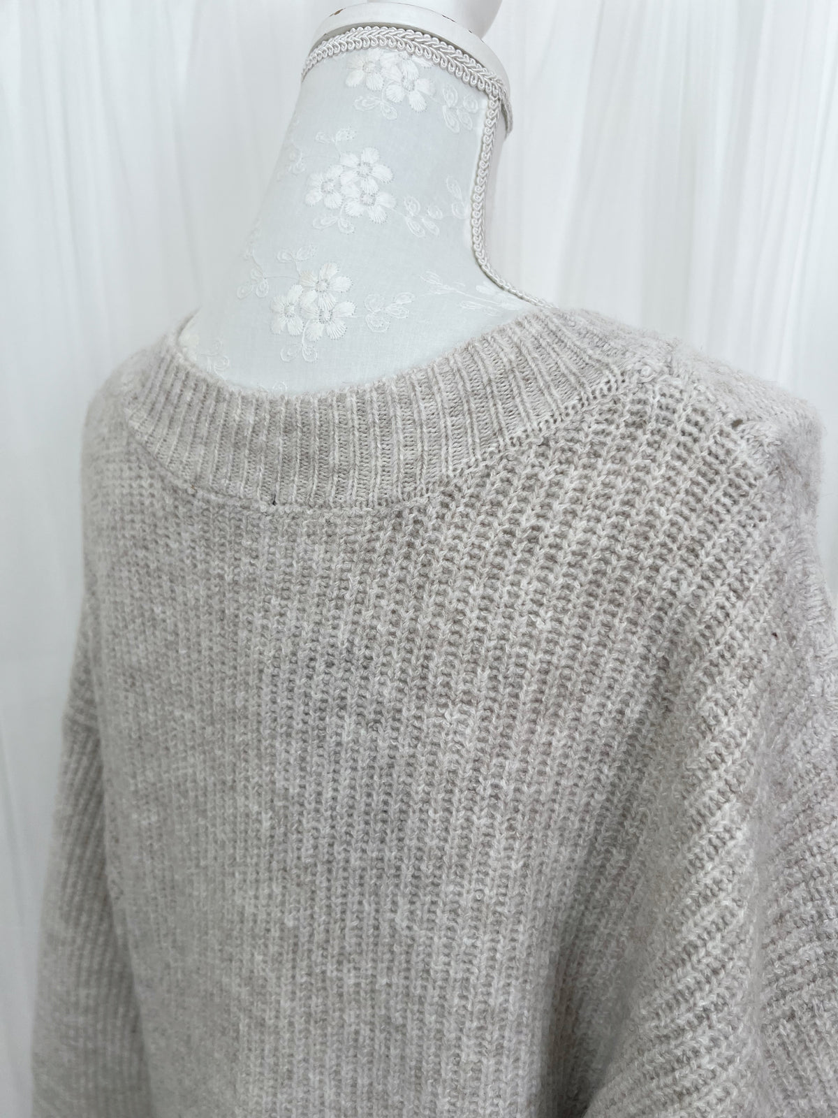 Oversized Soft Cardigan (Oatmeal)