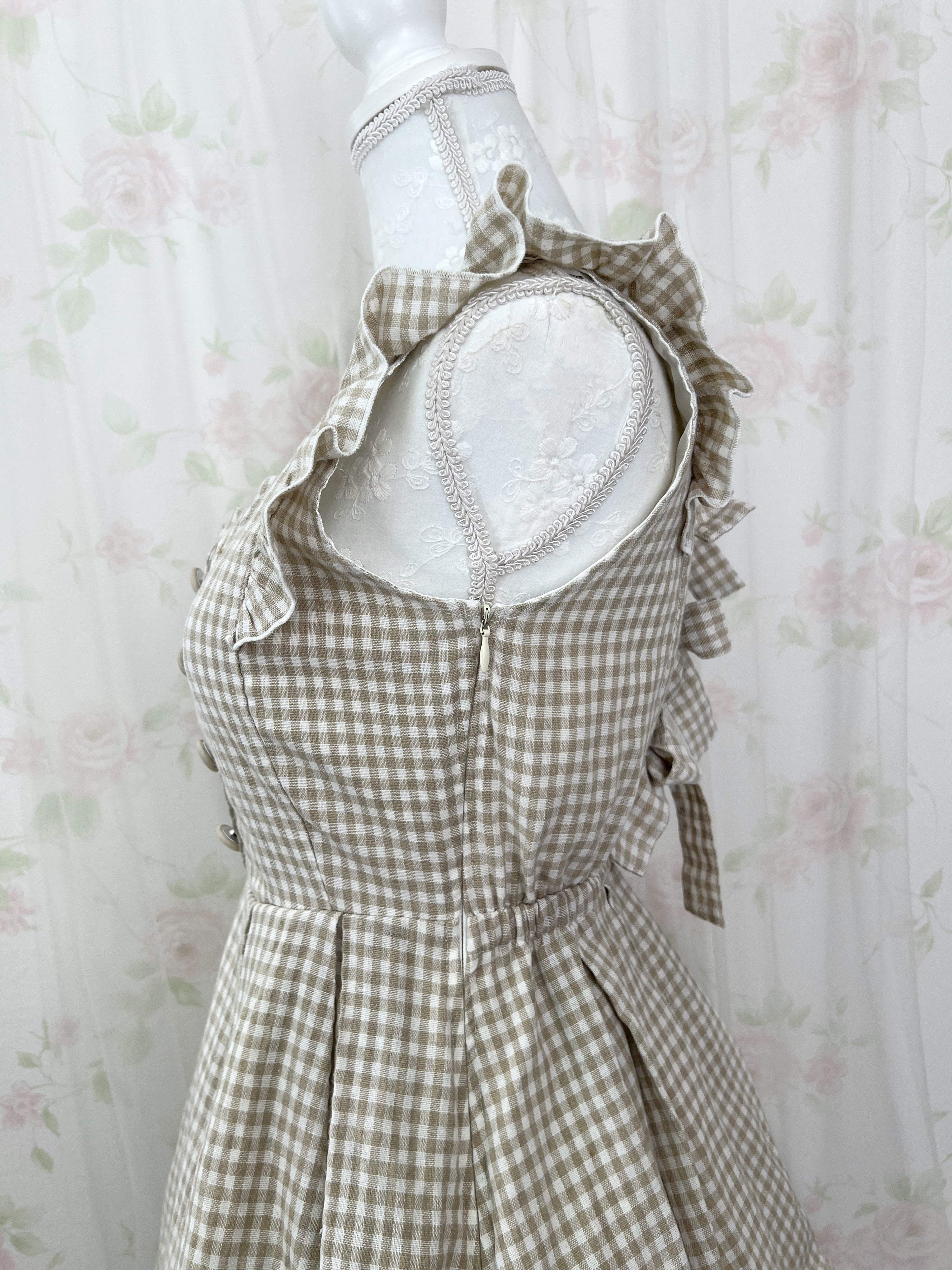 LIZ LISA Back Triple Bow Jumper Dress