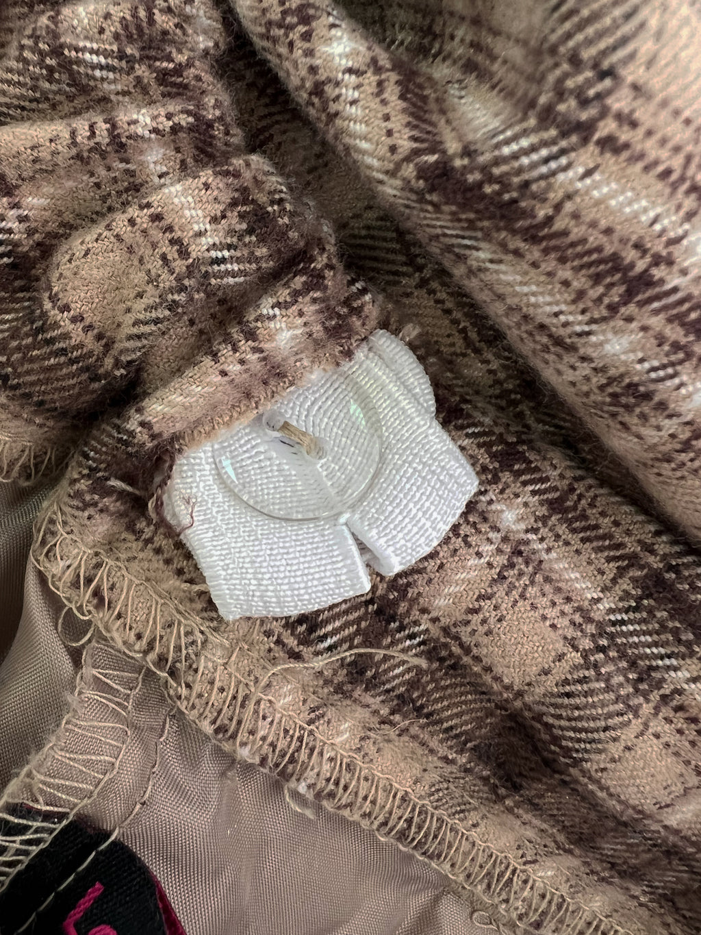 Love Toxic Pleated Checked Skirt