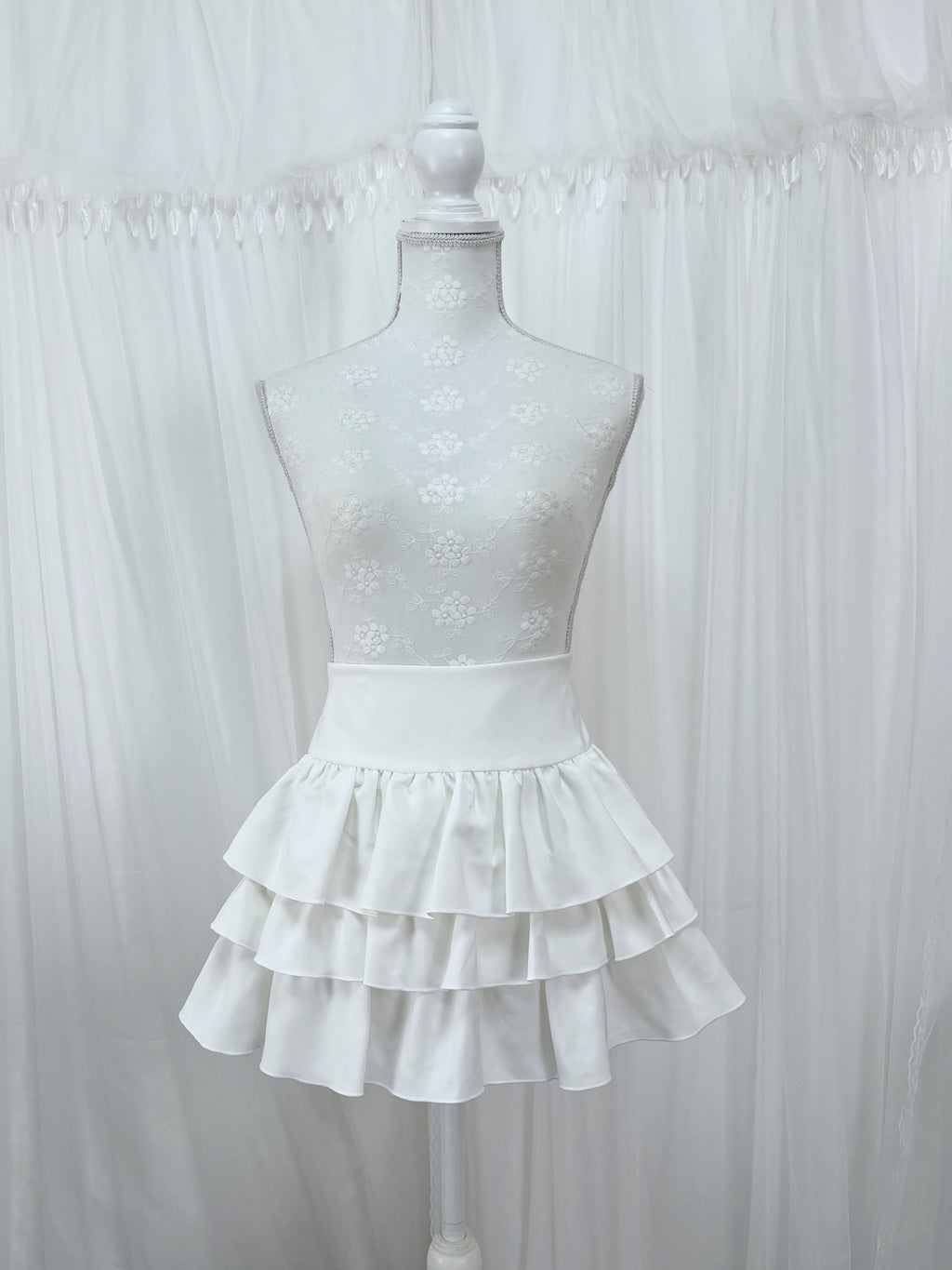 3 Layered Skirt (White)
