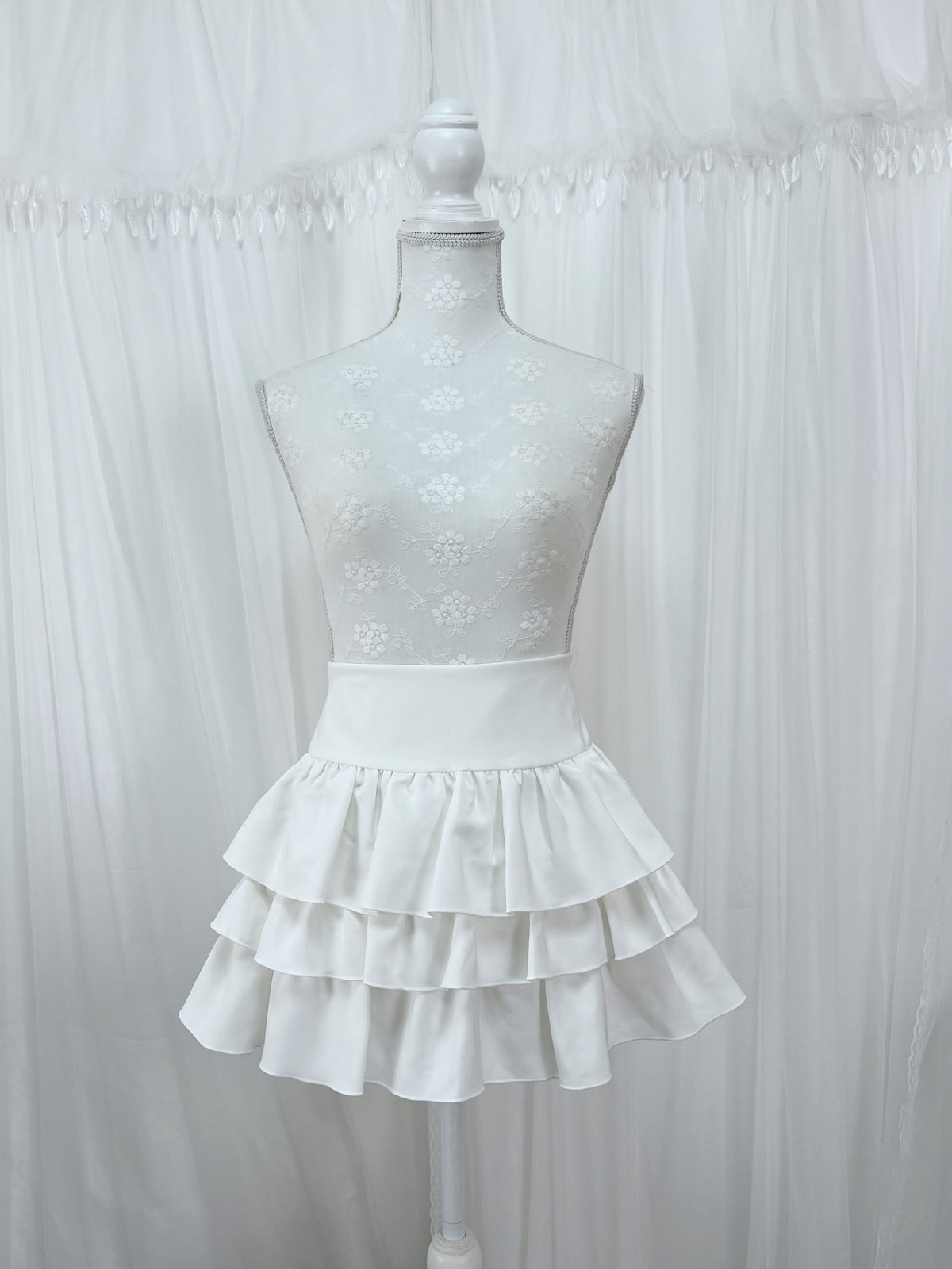 3 Layered Skirt (White)