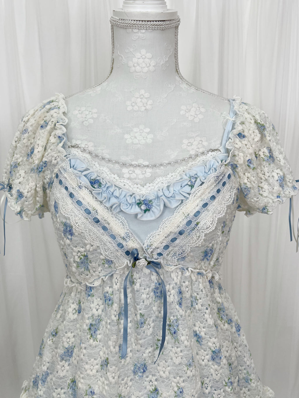 (Pre-order)Vintage Angel Babyblue Rose Set