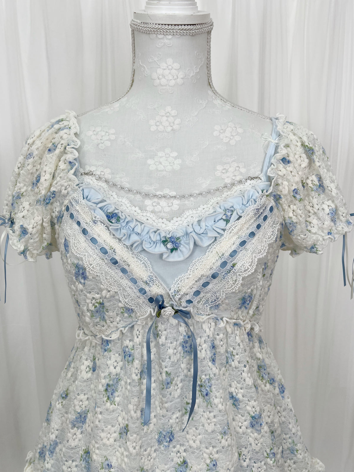 (Pre-order)Vintage Angel Babyblue Rose Set