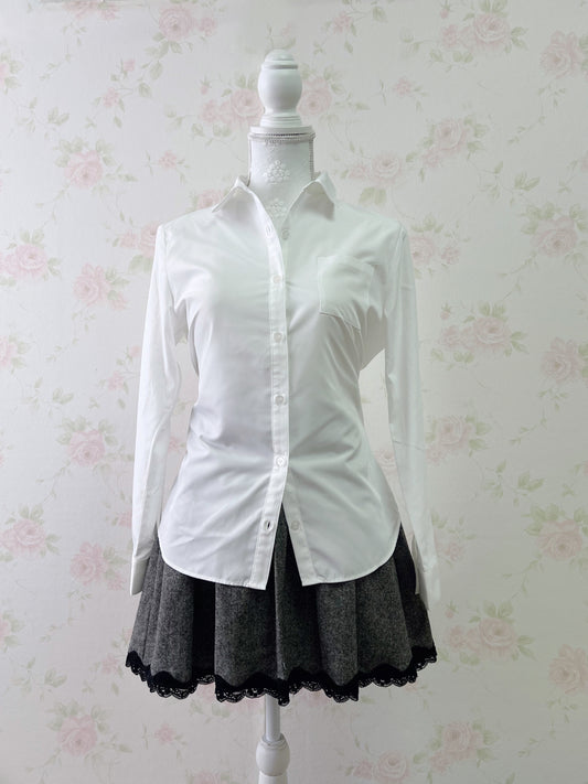 Standard Long Sleeved Shirt (White)