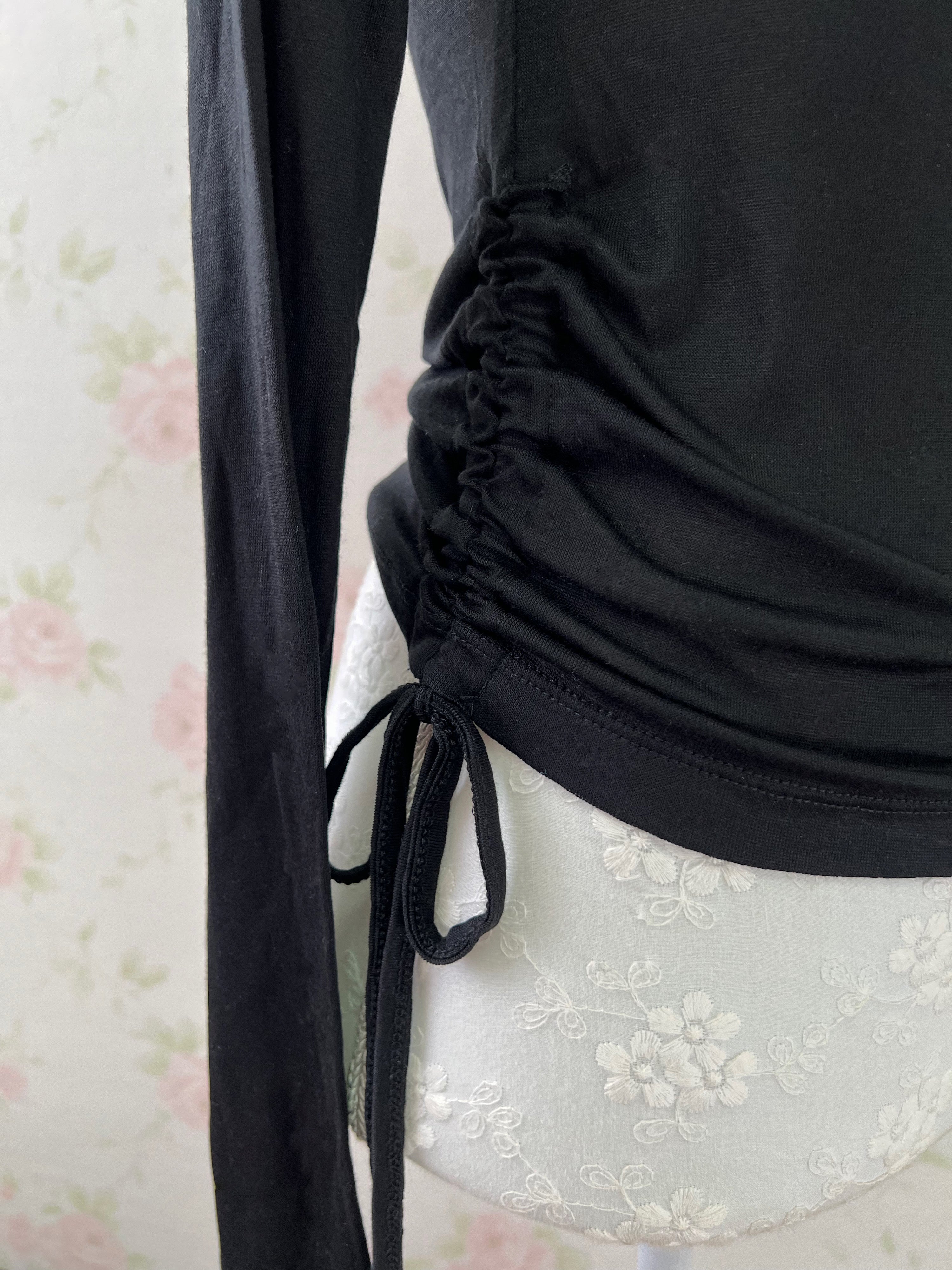 Choker Off Shoulder Side String Top