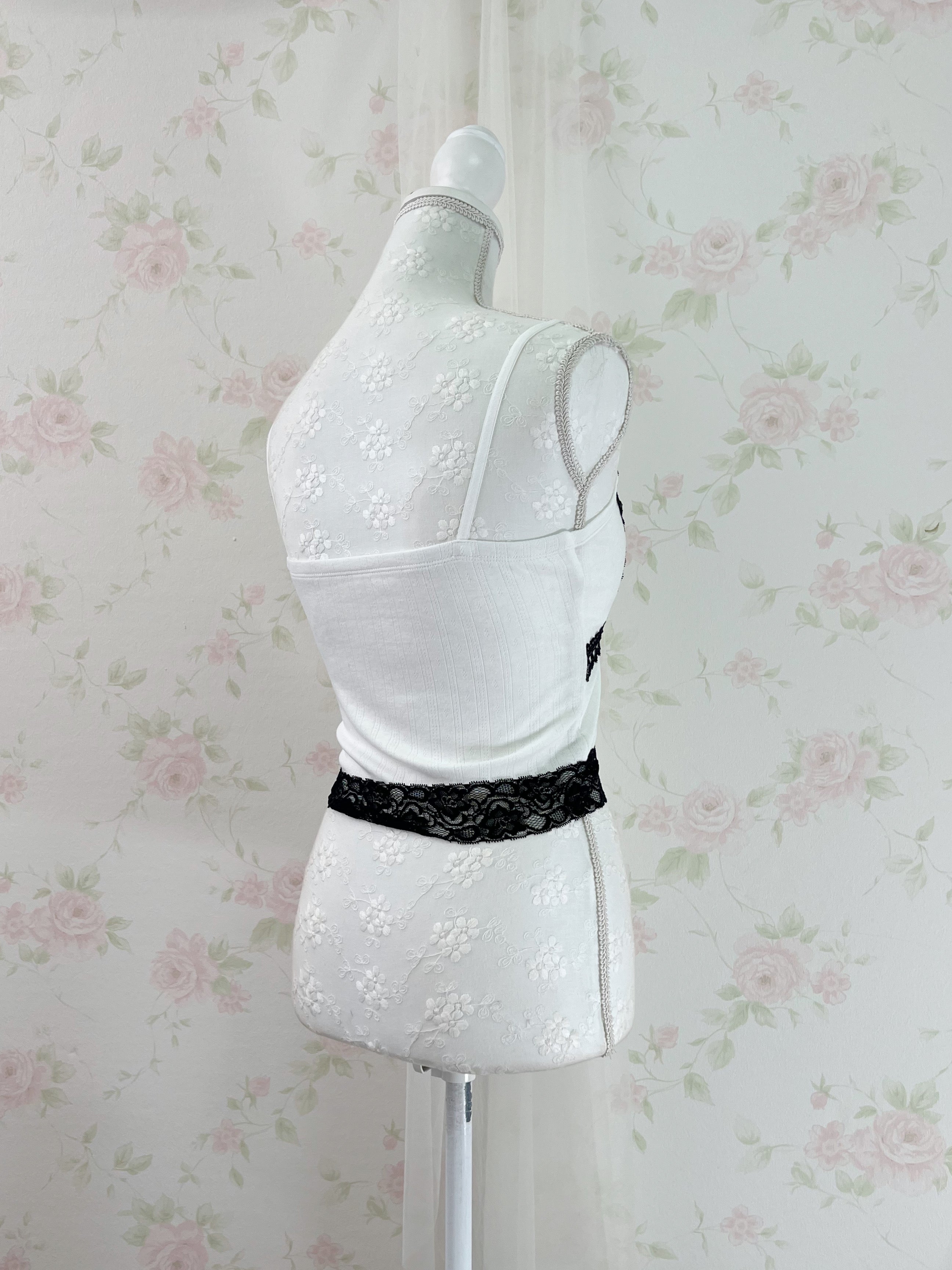 Dream Vision Y2K Gyaru Camisole (White)