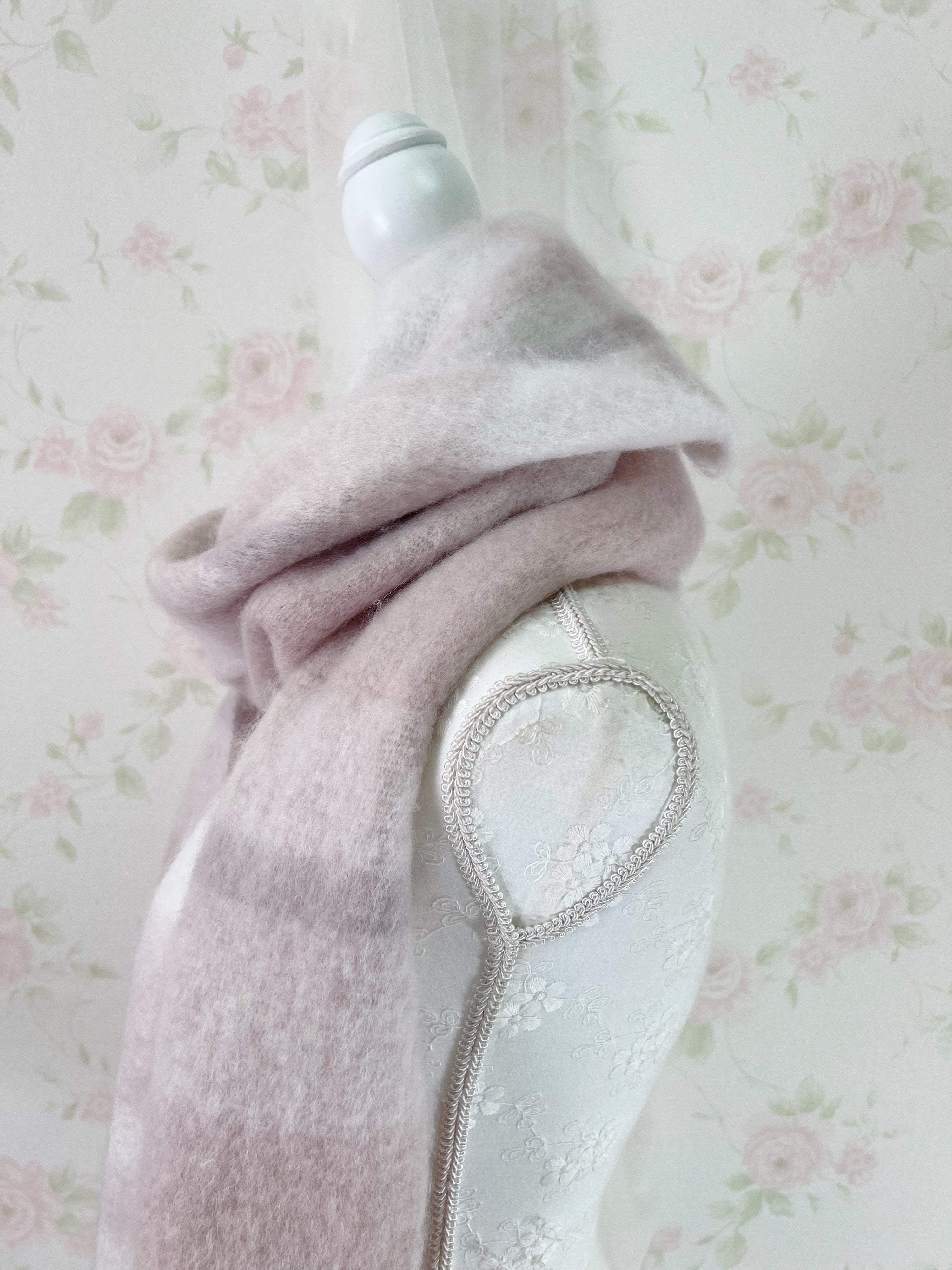 INGNI Checked Scarf (Pink)