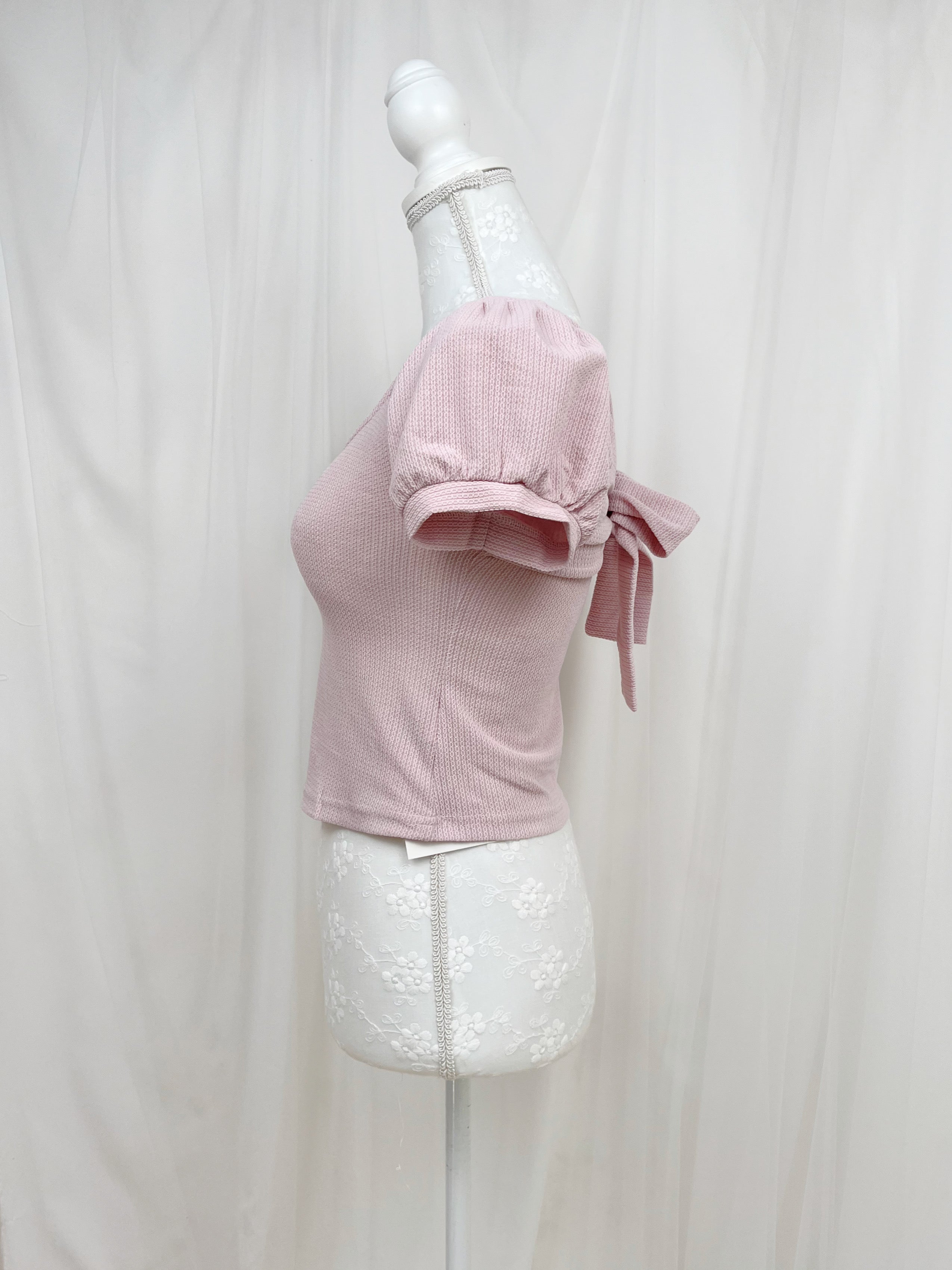 Back Bow Shoujo Top (Pink)