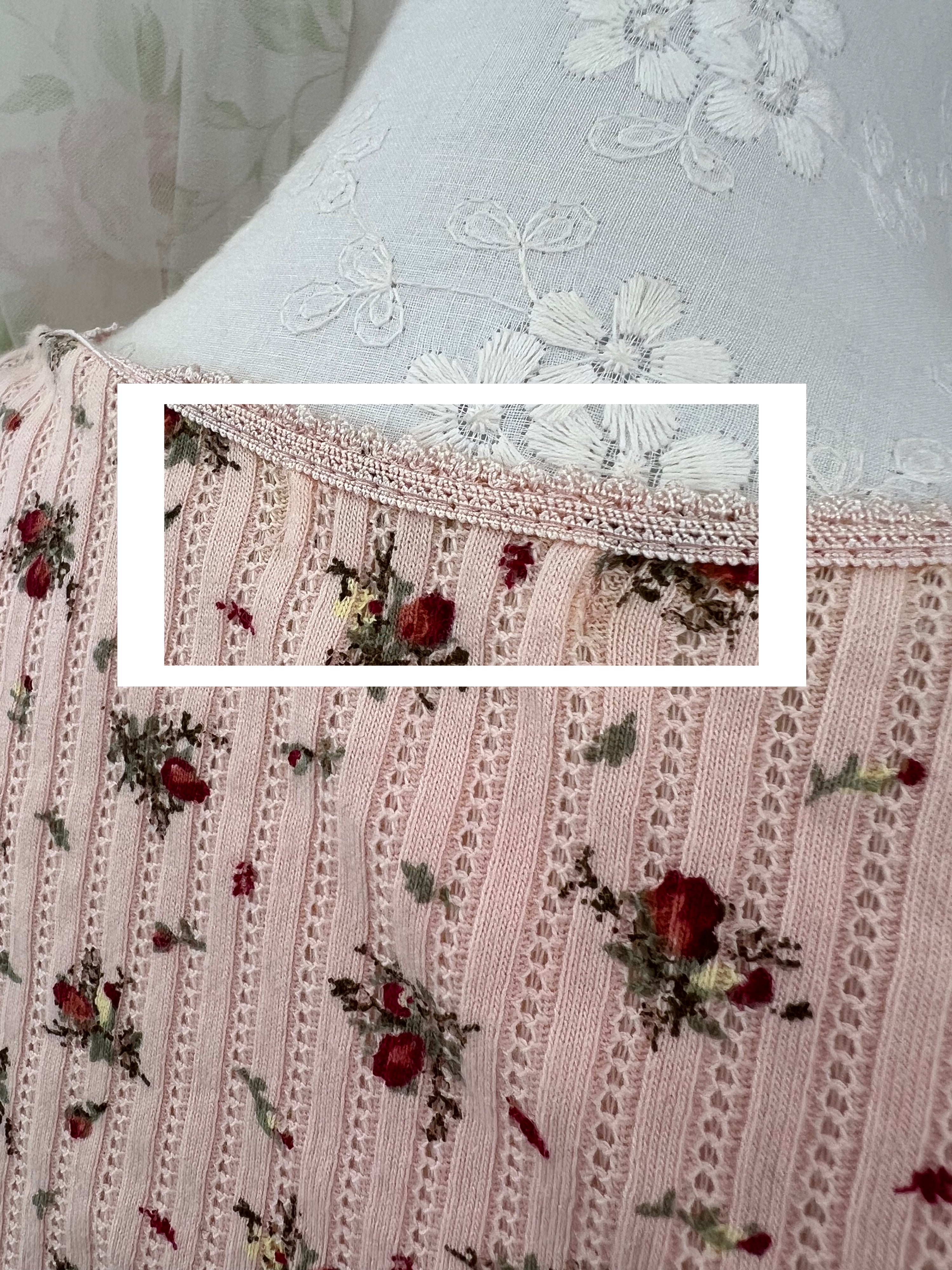 L’EST ROSE Petite Rose Cotton Cardigan